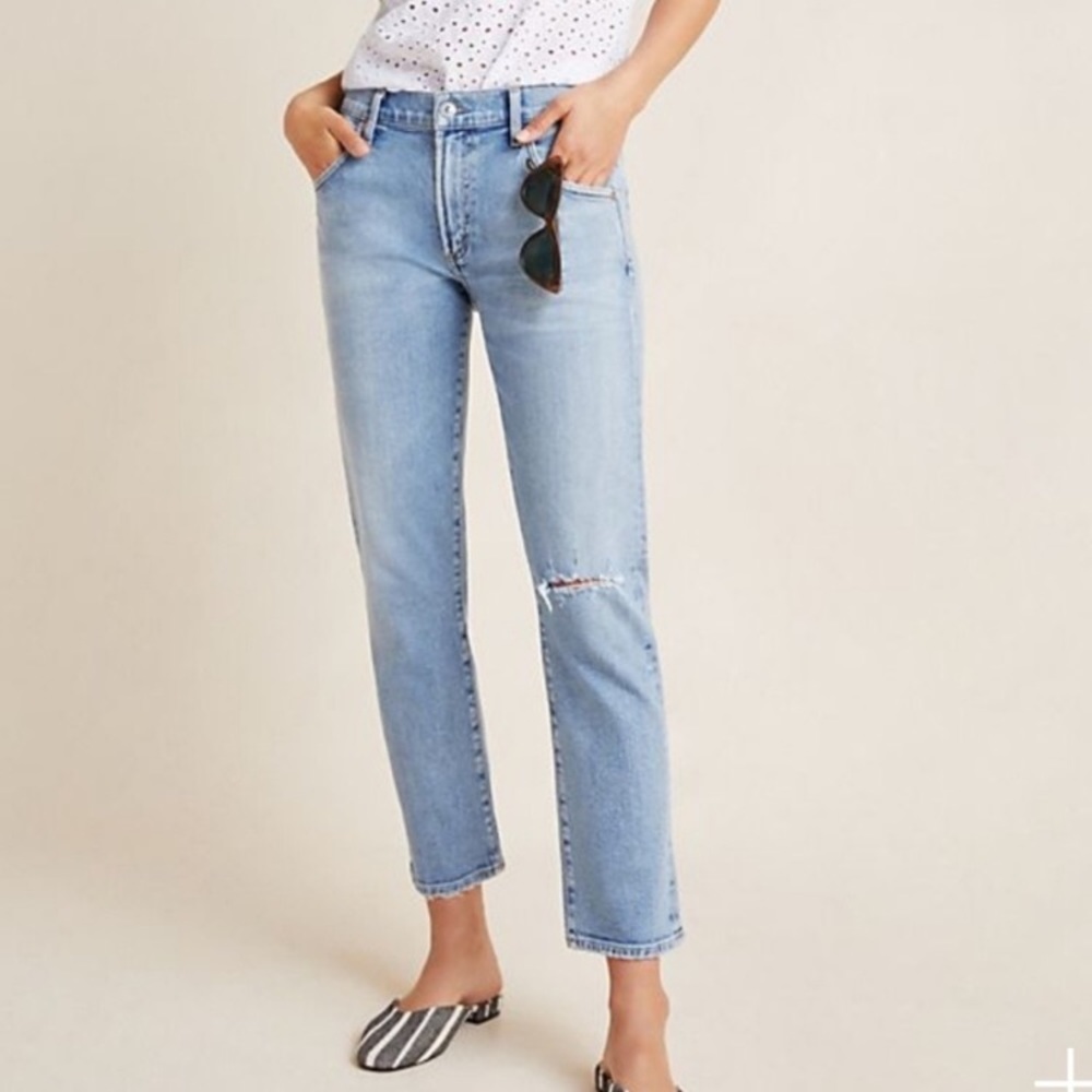 Citizens Of Humanity Light Blue Boyfriend Jeans